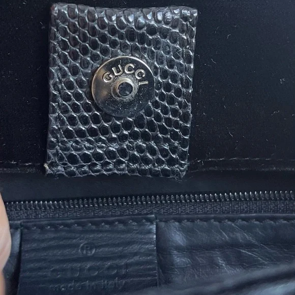 GUCCI, TOM FORD ULTRA RARE TOTE, stunning, black, excellent shape, snake straps - Picture 7 of 12